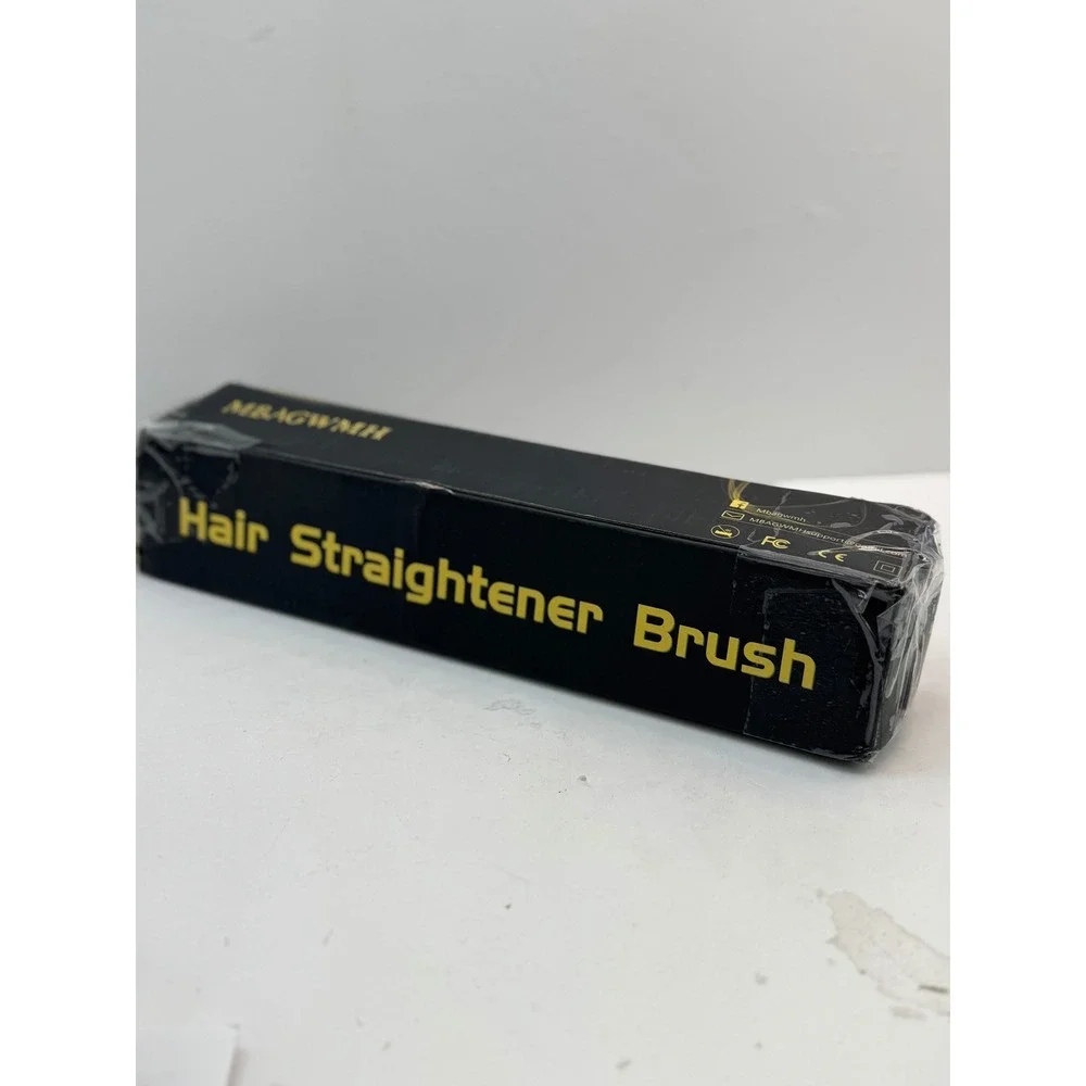 MBAGWMH Hair Straightener Brush Womens OS‎ Black